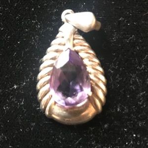 Amethyst charm/pendant